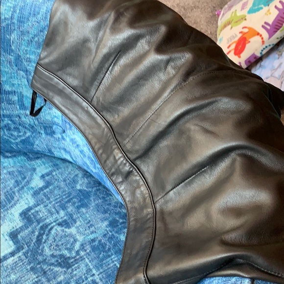 Black leather trousers - Picture 5 of 7